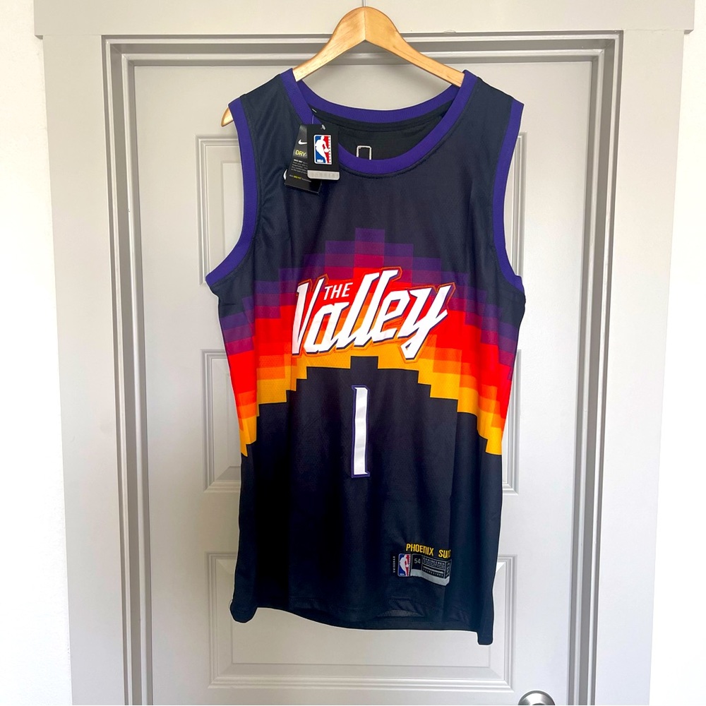 NWT- Devin Booker Booker Phoenix Suns Nike Jersey - Large 54